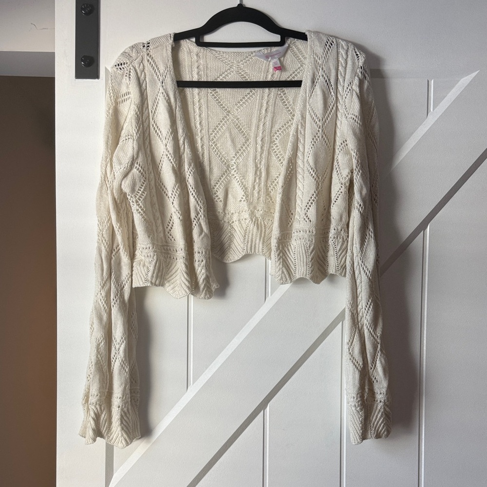 No Boundaries Cream Women's Cropped Sweater